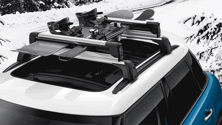 mini dodatna oprema – MINI krovni nosač – nosač za skije i snoubord