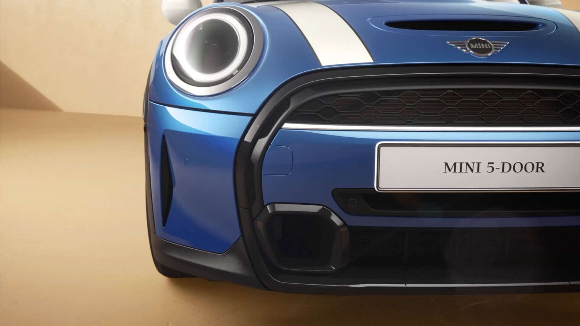 MINI 5 Hatch 5-vrata – prednja strana – plavi i beli