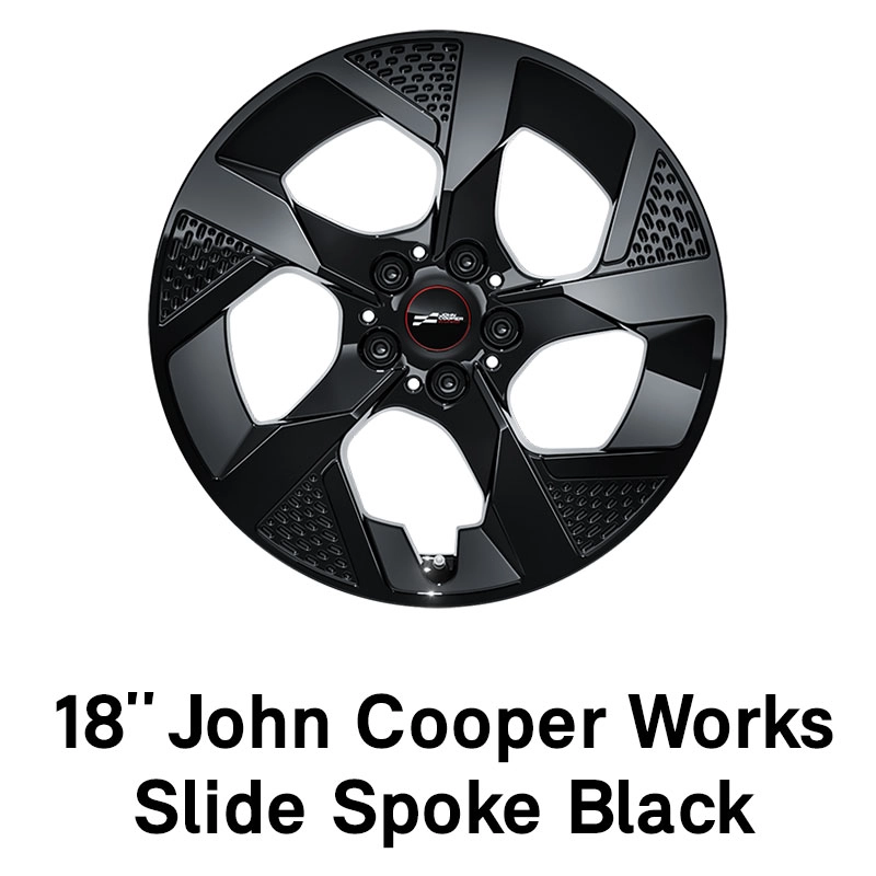 MINI felna: 18-inčna JCW slide spoke crna felna
