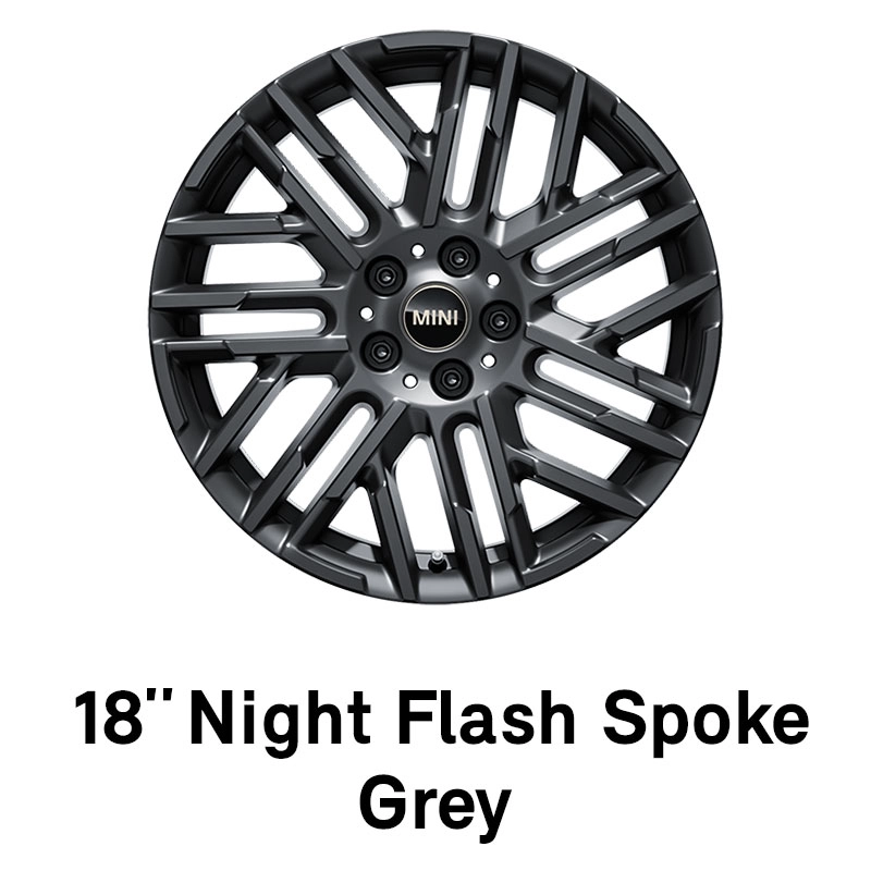 MINI felna: 18-inčna Night Flash Spoke felna sive boje