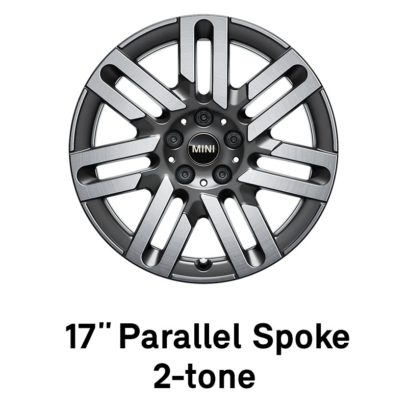 MINI felna: 17-inčna Parallel Spoke felna, 2 nijanse