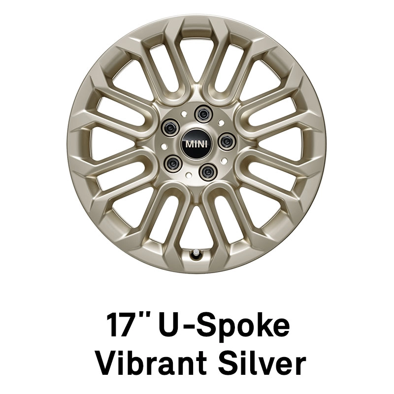 MINI felna: 17-inčna U-Spoke felna Vibrant srebrne boje