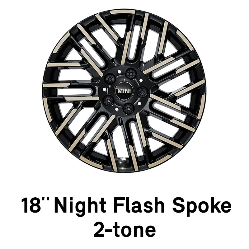MINI felna: 18-inčna Night Flash Spoke, 2 nijanse