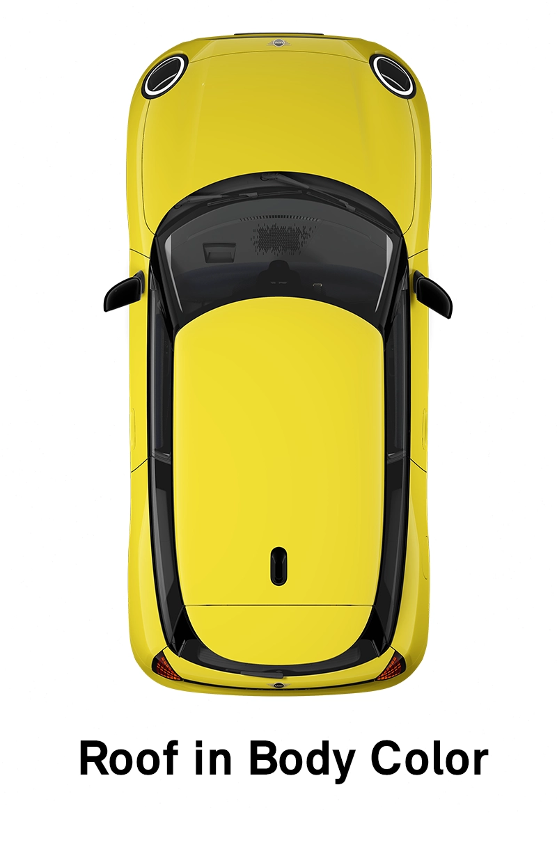 MINI krov: Krov i poklopci retrovizora u boji karoserije