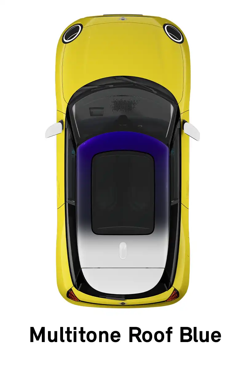 MINI krov: Plavi višenijansni krov