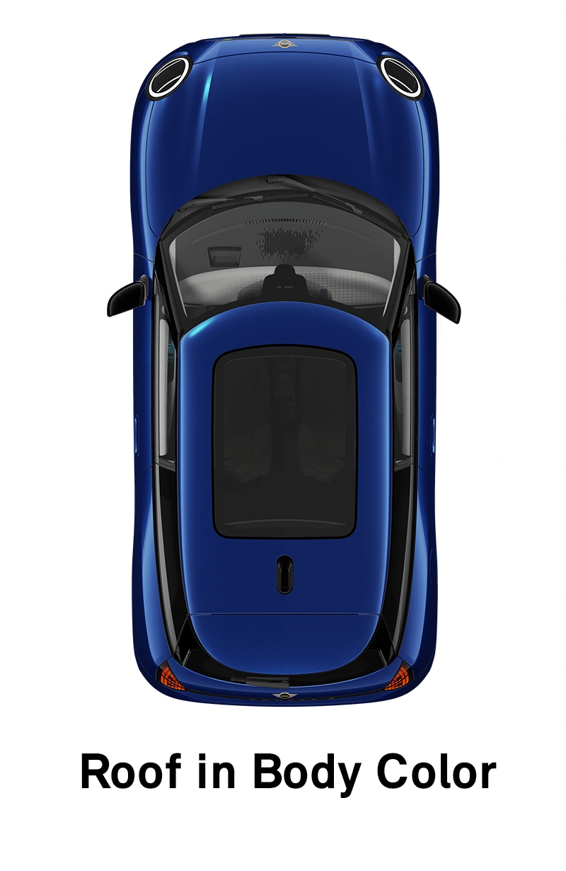 MINI krov: Krov i poklopci retrovizora u boji karoserije