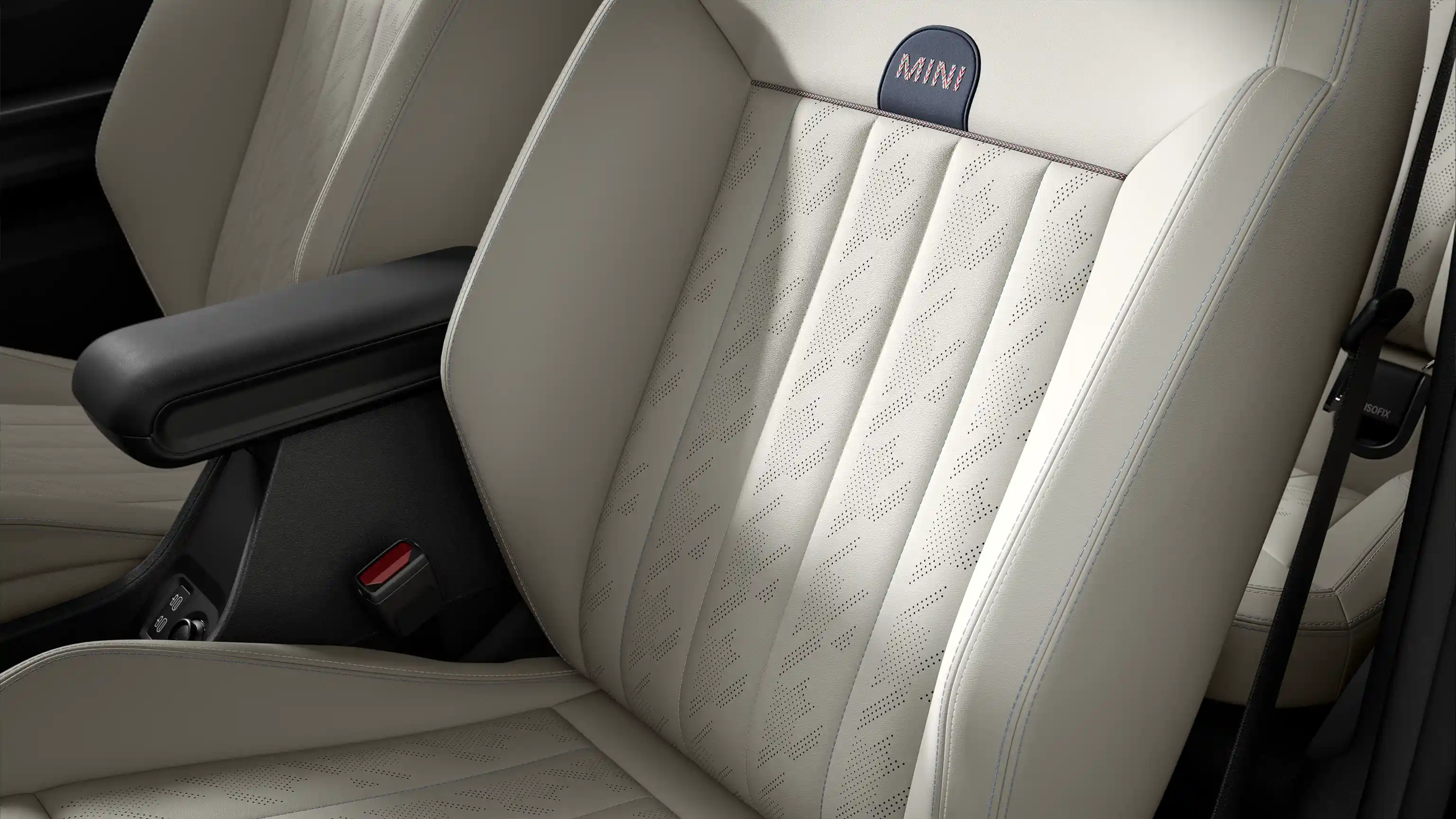 Prikaz Favoured sedišta MINI Cooper Kabrioleta od veštačke kože bež boje