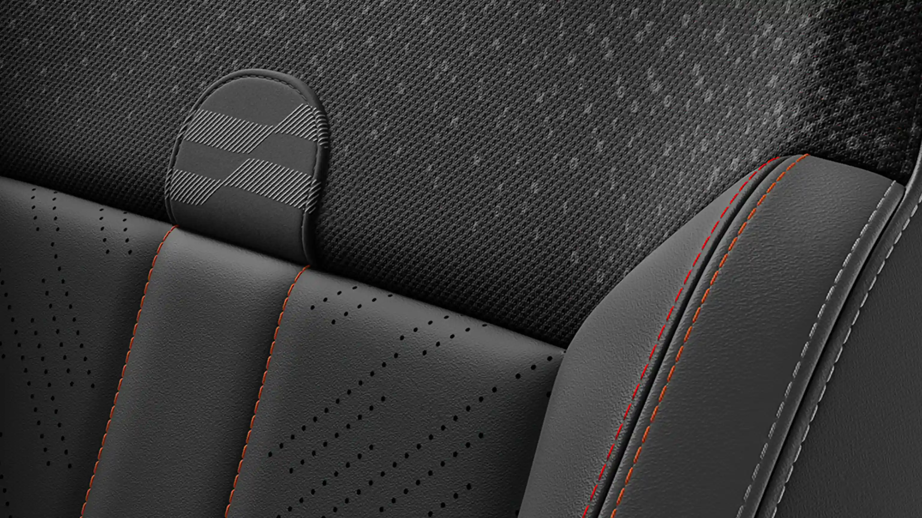 Prikaz MINI Cooper Kabrioleta sa JCW sedištima od JCW crne veštačke kože/pletena