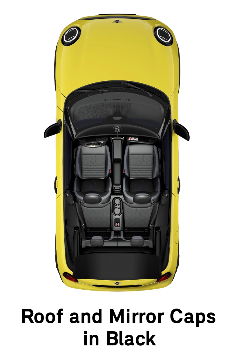 MINI krov: Crni krov i poklopci retrovizora