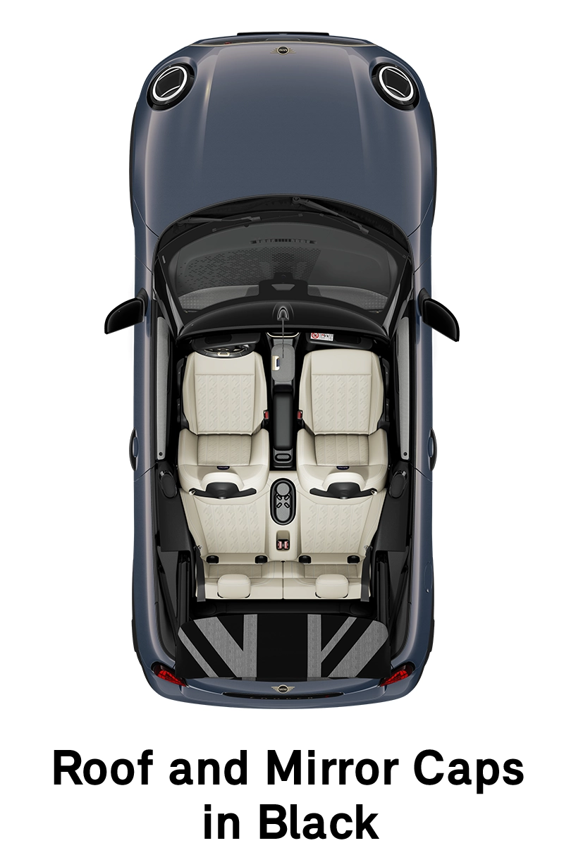 MINI krov: Crni krov i poklopci retrovizora