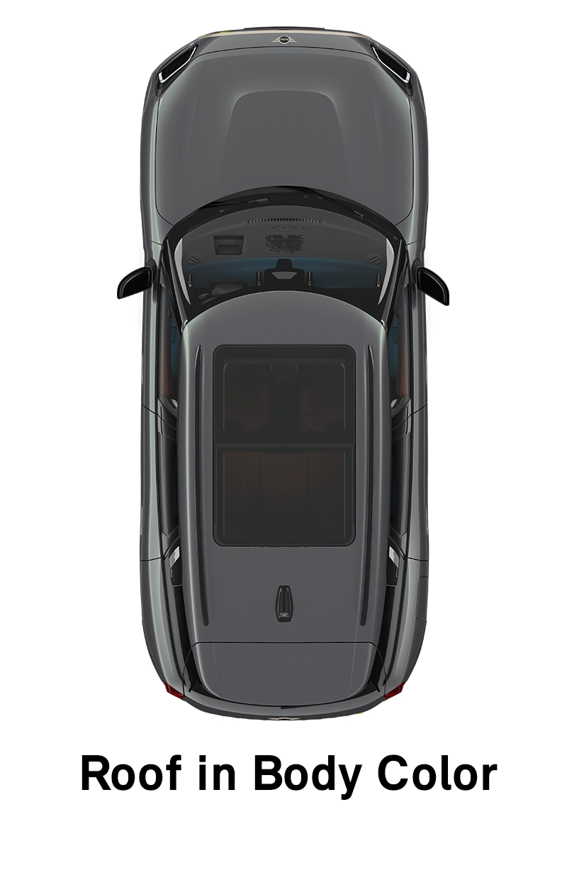 MINI krov: Krov i poklopci retrovizora u boji karoserije