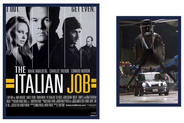 MINI U AKCIONOM FILMU "POSAO U ITALIJI"