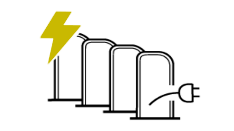 MINI Elektromobilnost - ilustracija- stanice za punjenje
