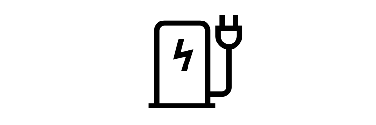 Potpuno električni MINI Aceman - punjenje - ikonica za stanicu za punjenje