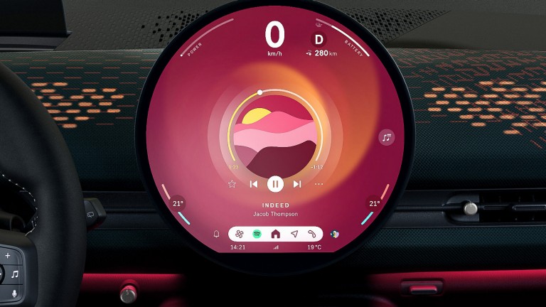 Potpuno električni MINI Aceman - digitalno iskustvo - režim 05
