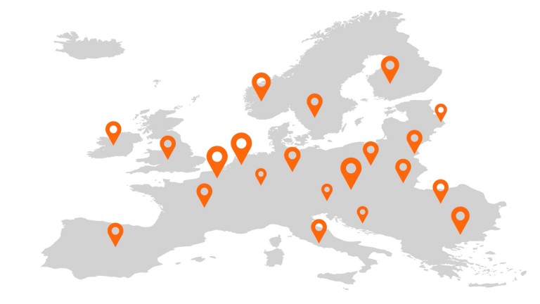 MINI potpuno električni - punjenje - mapa sa stanicama za punjenje
