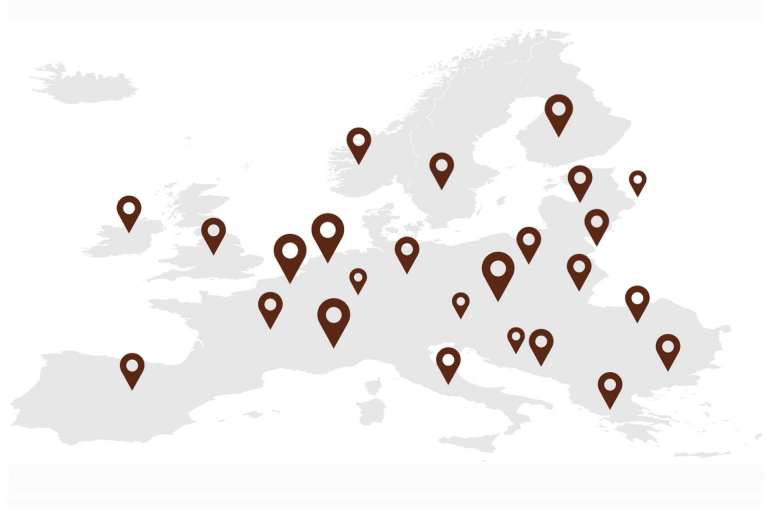 Potpuno električni MINI Countryman - punjenje - mapa sa stanicama za punjenje