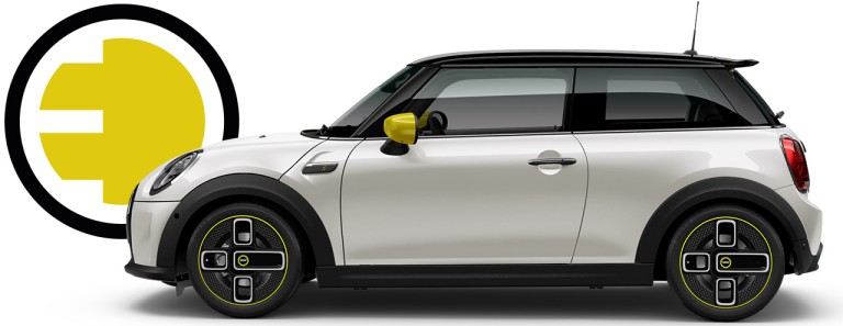 MINI Electric – 3 vrata Hatch – srebrni i crni