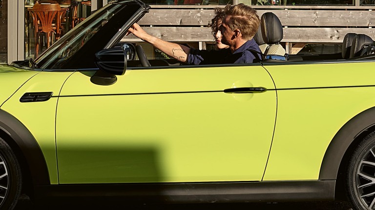 MINI Kabriolet – Bočne pruge - Piano crne
