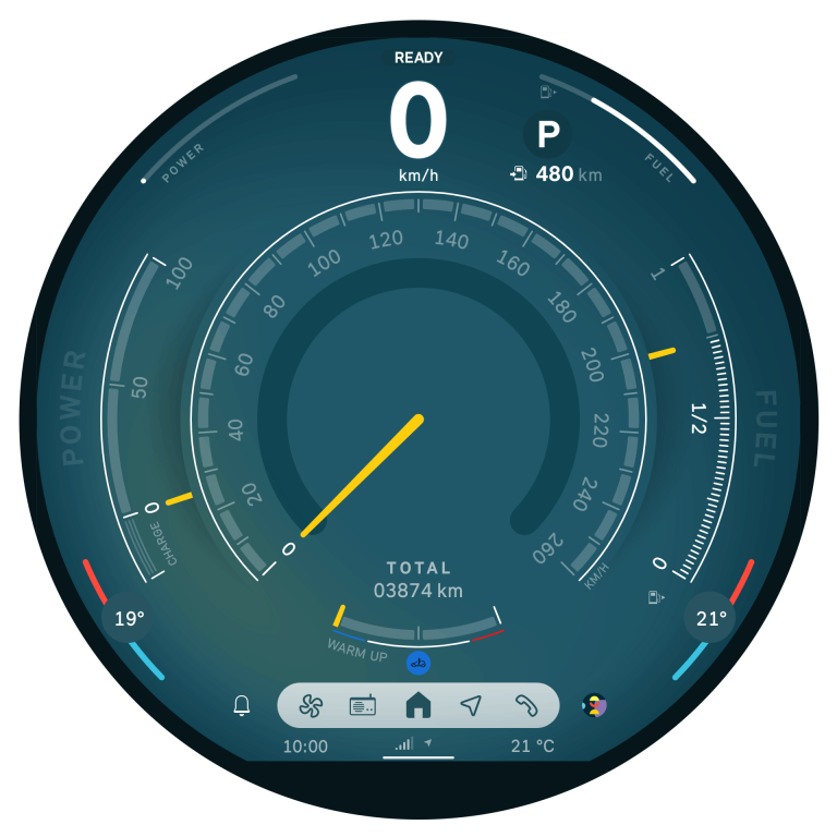 MINI Cooper sa 3 vrata - unutrašnjost - oled remek-delo